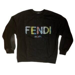 Fendi Roma FF Eclissi Logo Motif Multicolor Sweatshirt